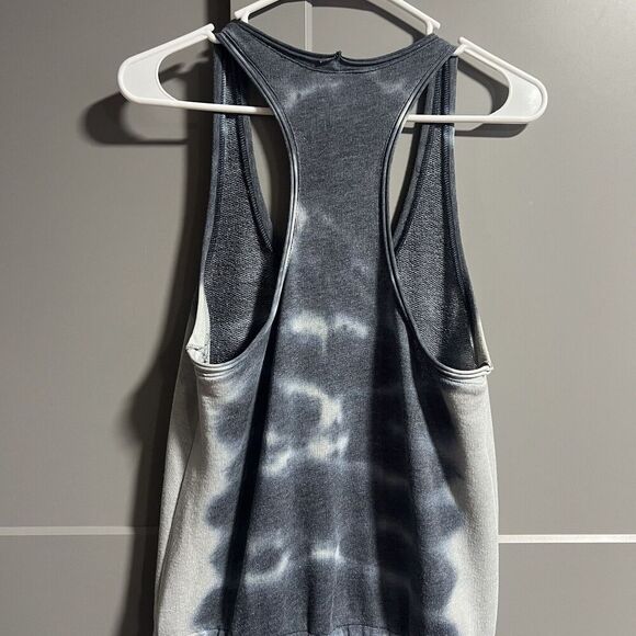 YFB Young Fabulous Broke Racerback Tie Waist Terry Knit Jumpsuit Tie Dye Medium - Picture 7 of 8